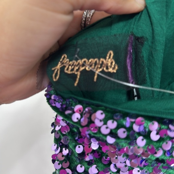 Free People Medium Sequence, Dress Halter - Picture 3 of 7